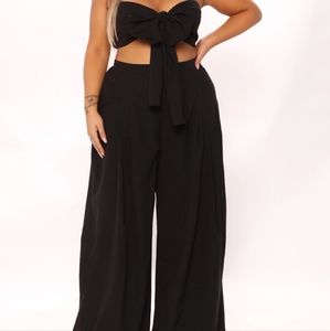 2 piece Black pants set